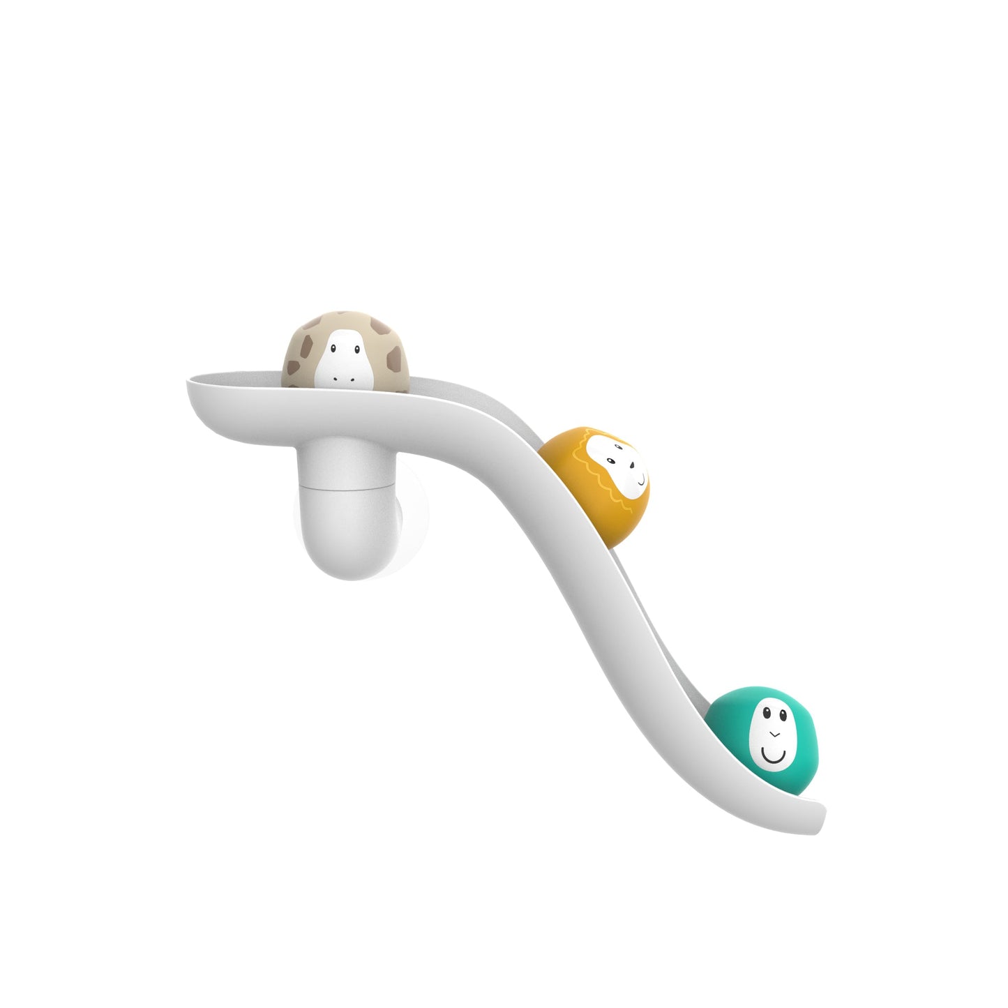 WHITE BATHTIME SLIDE SET