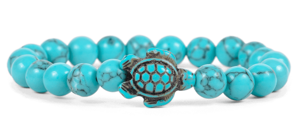 The Journey Bracelet Sea Turtle - Crystal Blue