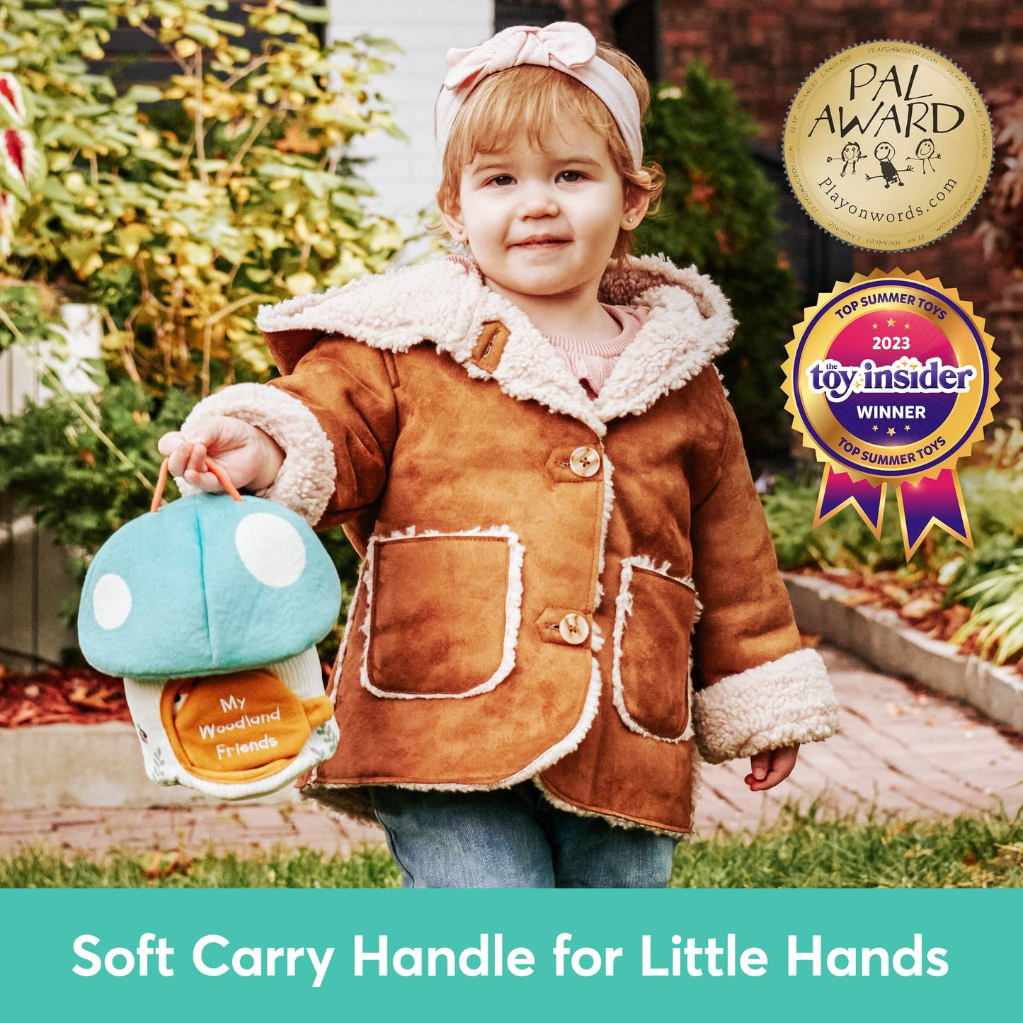 MY WOODLAND FRIENDS PLAYSET, 7.5 IN