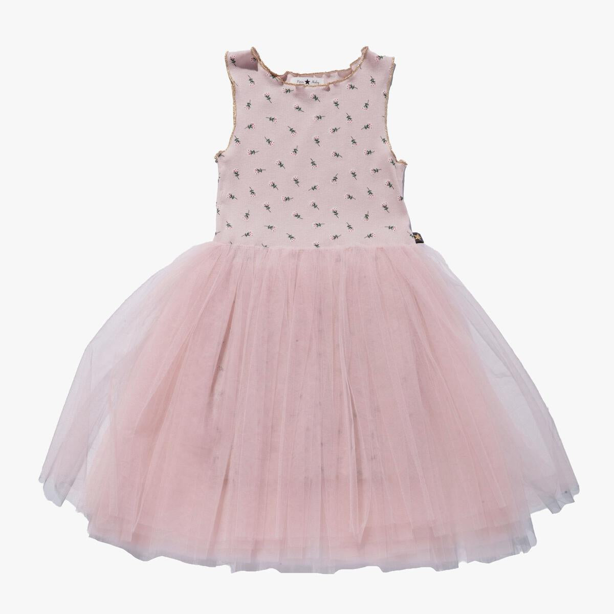 Vintage Flower Tutu L.Pink