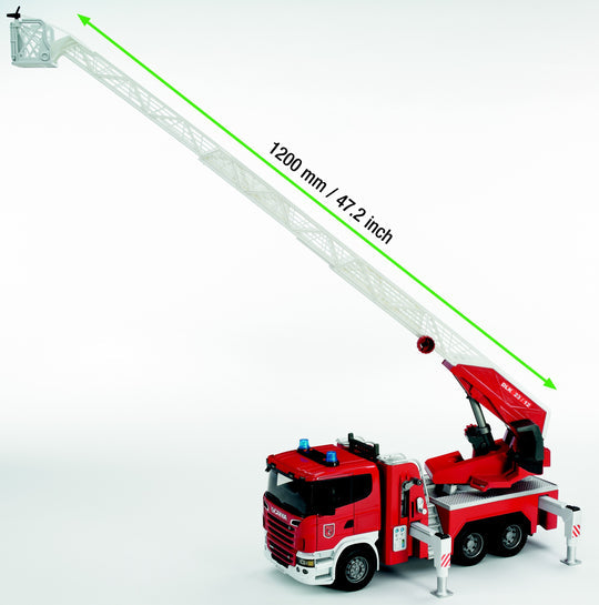 Bruder 03590 Scania Fire Engine w/ Water Pump and Light & Sound