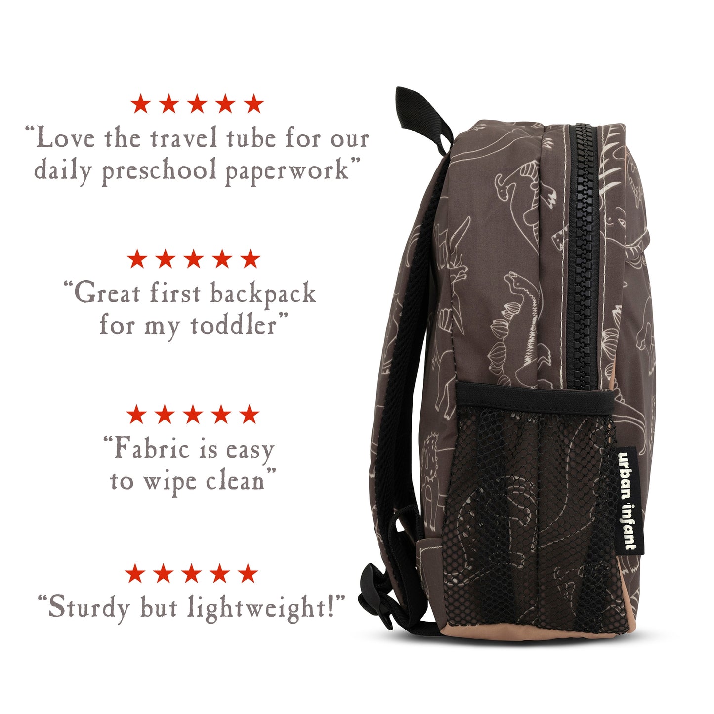 Urban Infant Packie Toddler Backpack - Dinosaurs