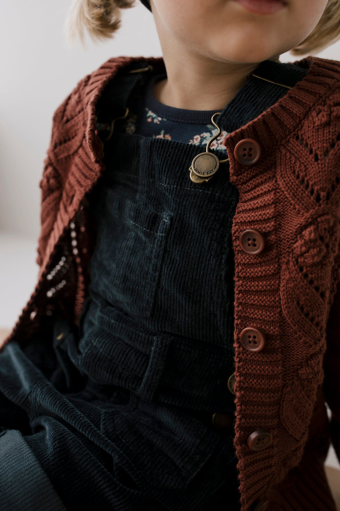 Sophie Cardigan - Cherry Mahogany