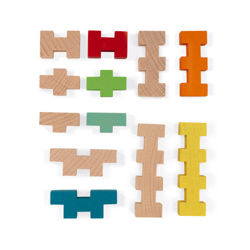 100-PIECE WOODEN CONSTRUCTION KIT