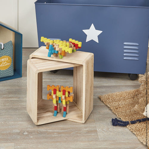 100-PIECE WOODEN CONSTRUCTION KIT