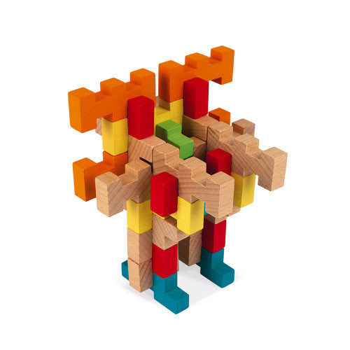 100-PIECE WOODEN CONSTRUCTION KIT