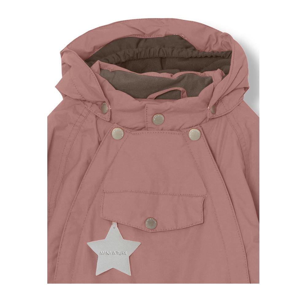 WISTI SNOWSUIT Wood Rose