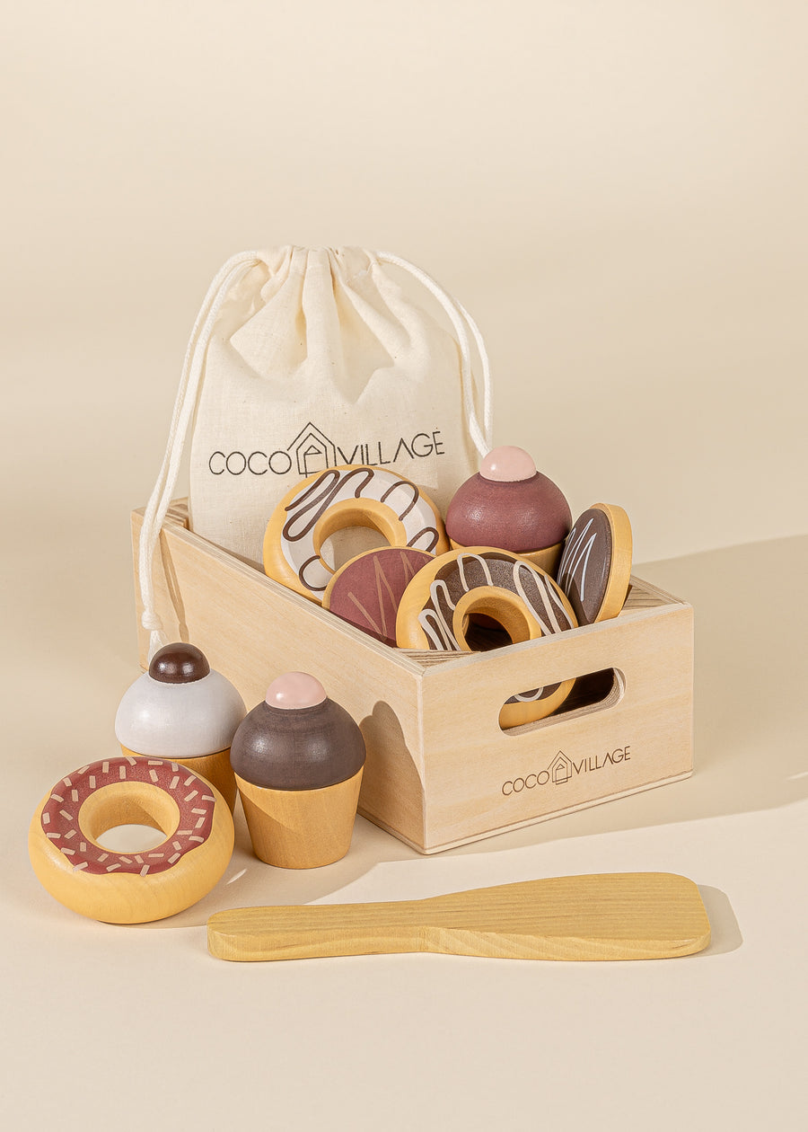 Wooden Pastries Playset