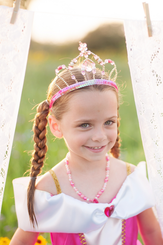 TIARA FAIRY PRINCESS PINK AND GOLD
