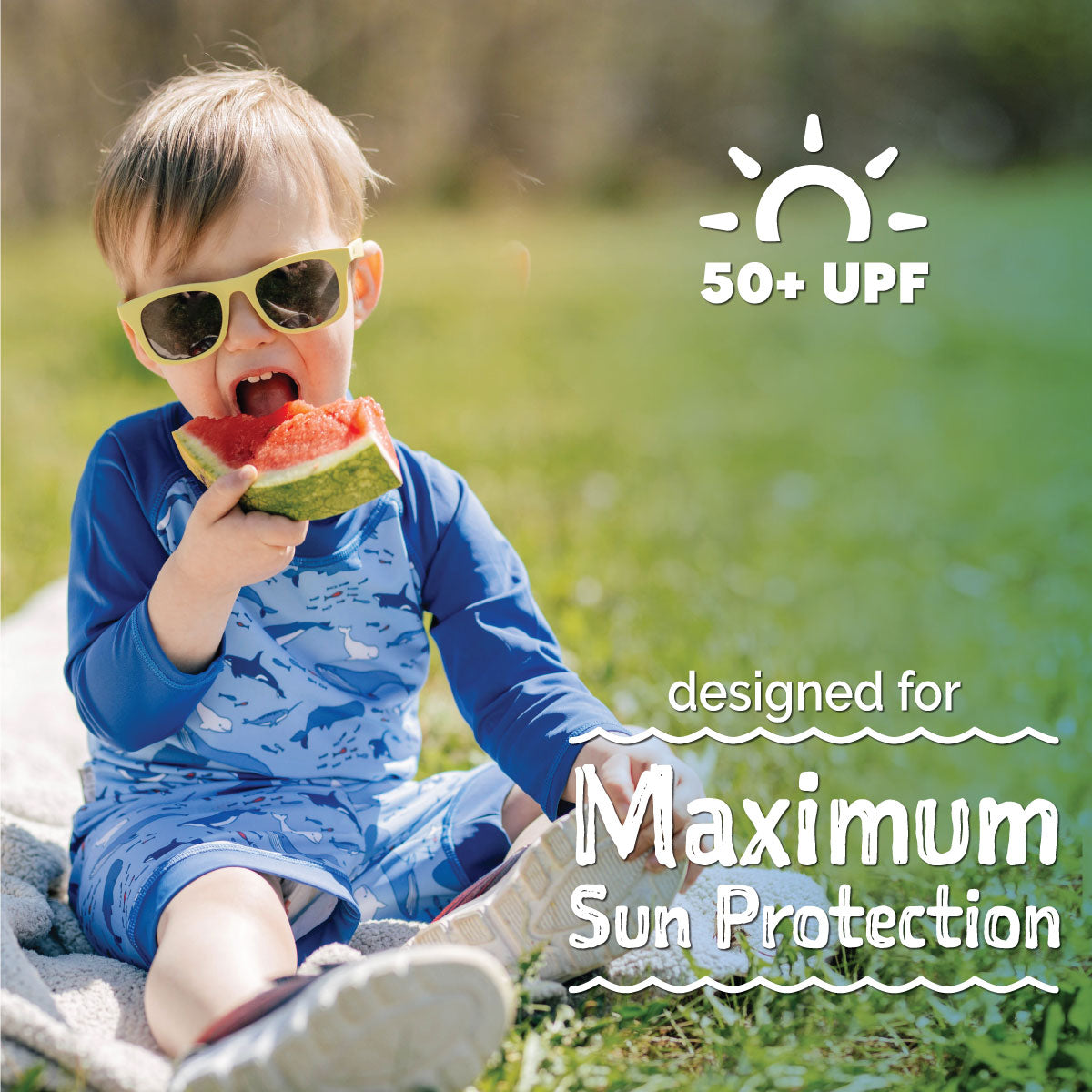 Whale Play | Sun & Splash 2-PC UV Suit