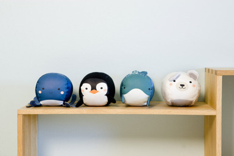 DOOBALLS – SET OF 4 SOFT OCEAN ANIMAL BALLS