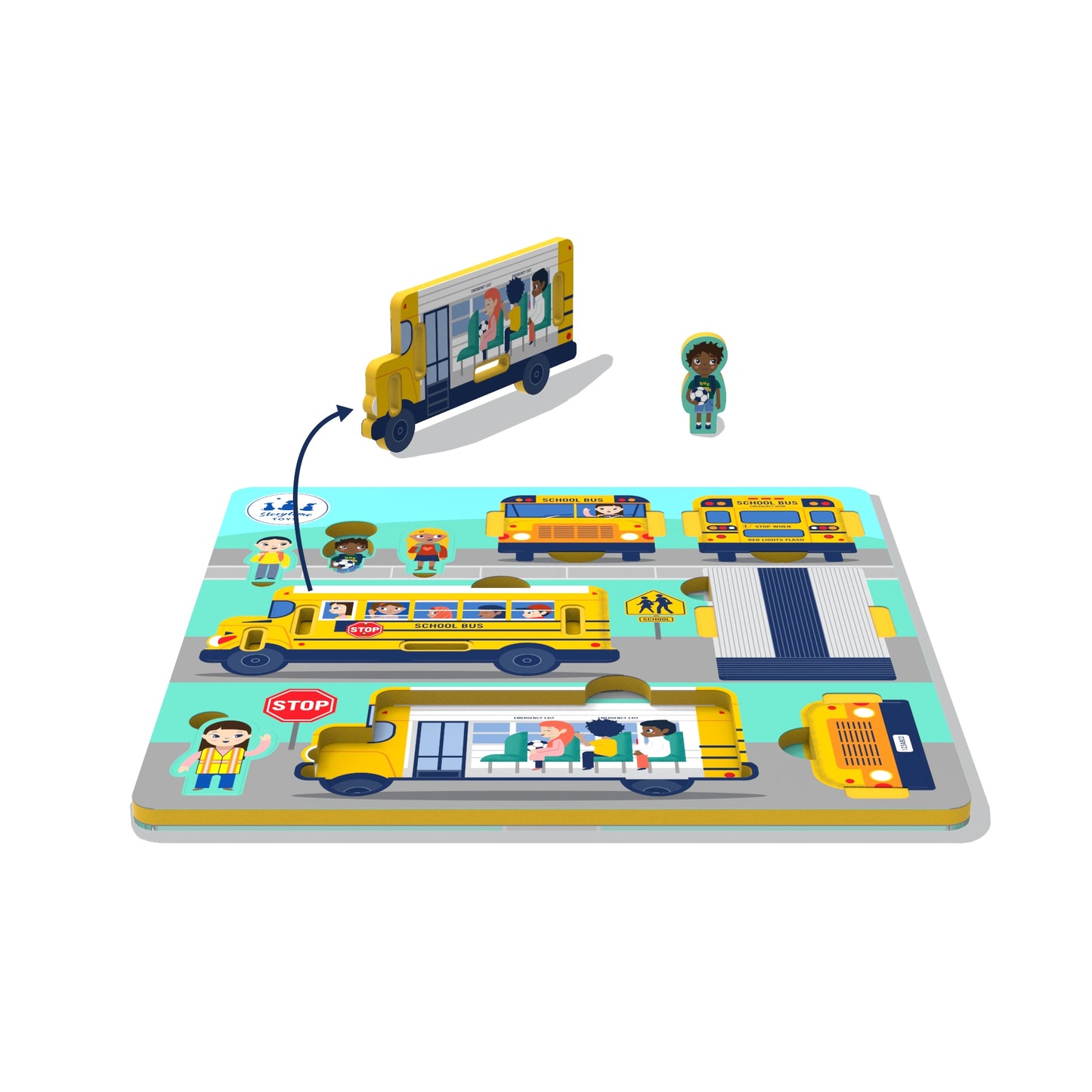 School Bus Play Puzzle