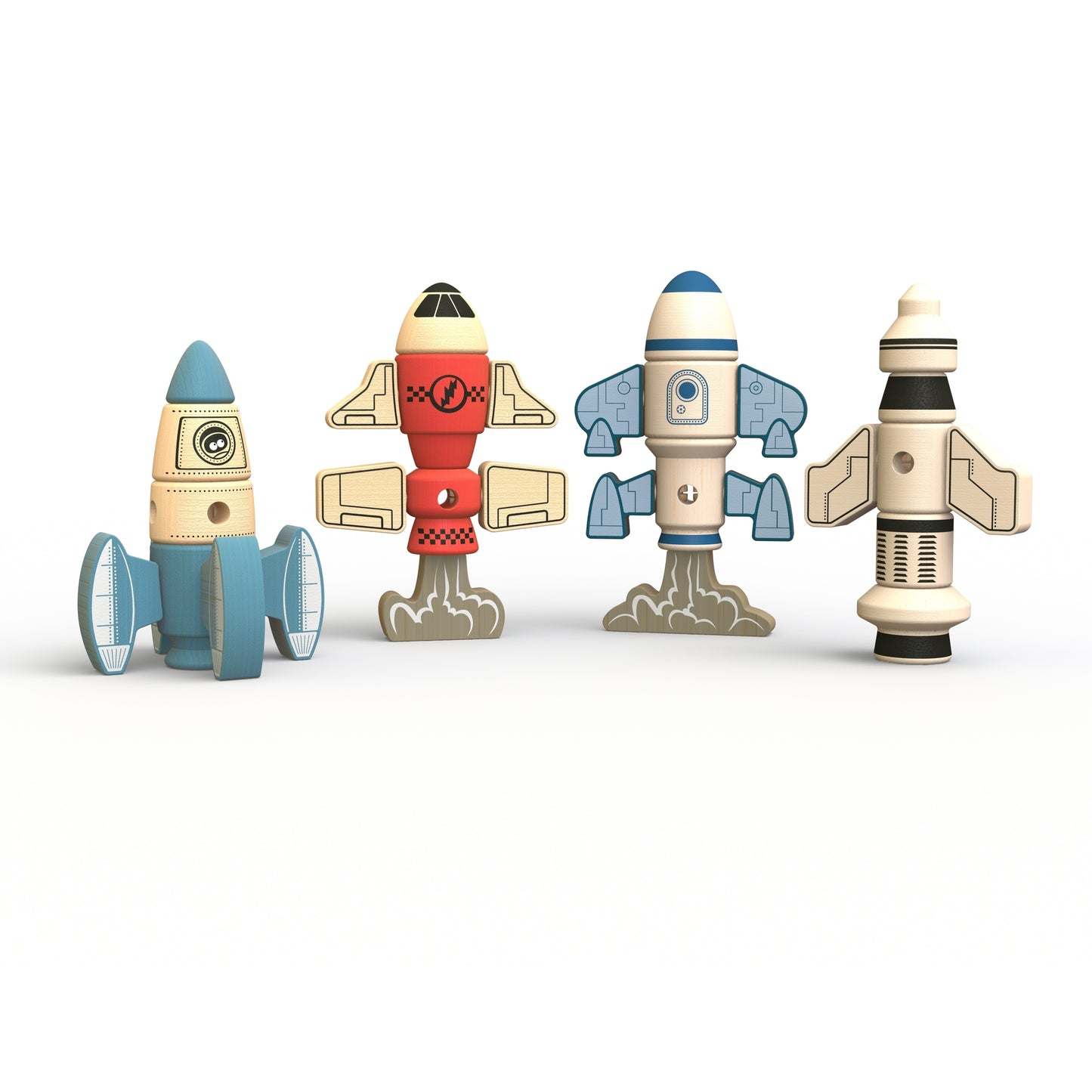 Tinker Totter Rockets - 31 Piece Character Playset
