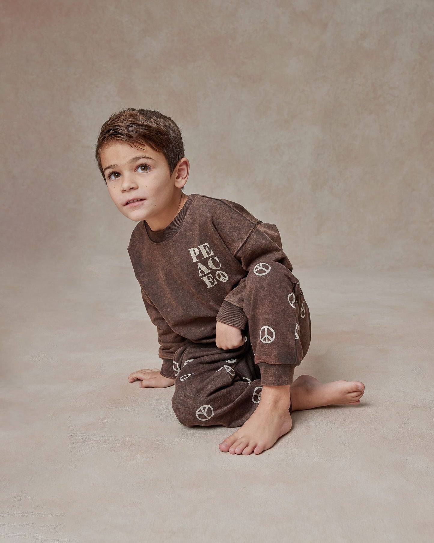 relaxed sweatshirt || peace