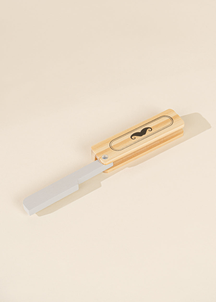 Wooden Barber Set