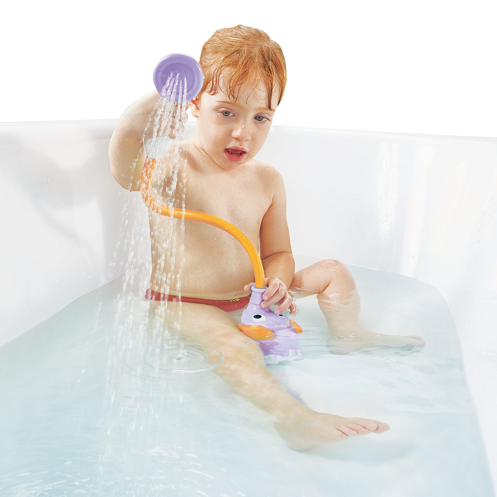 Yookidoo Elephant Baby Bath Shower Purple