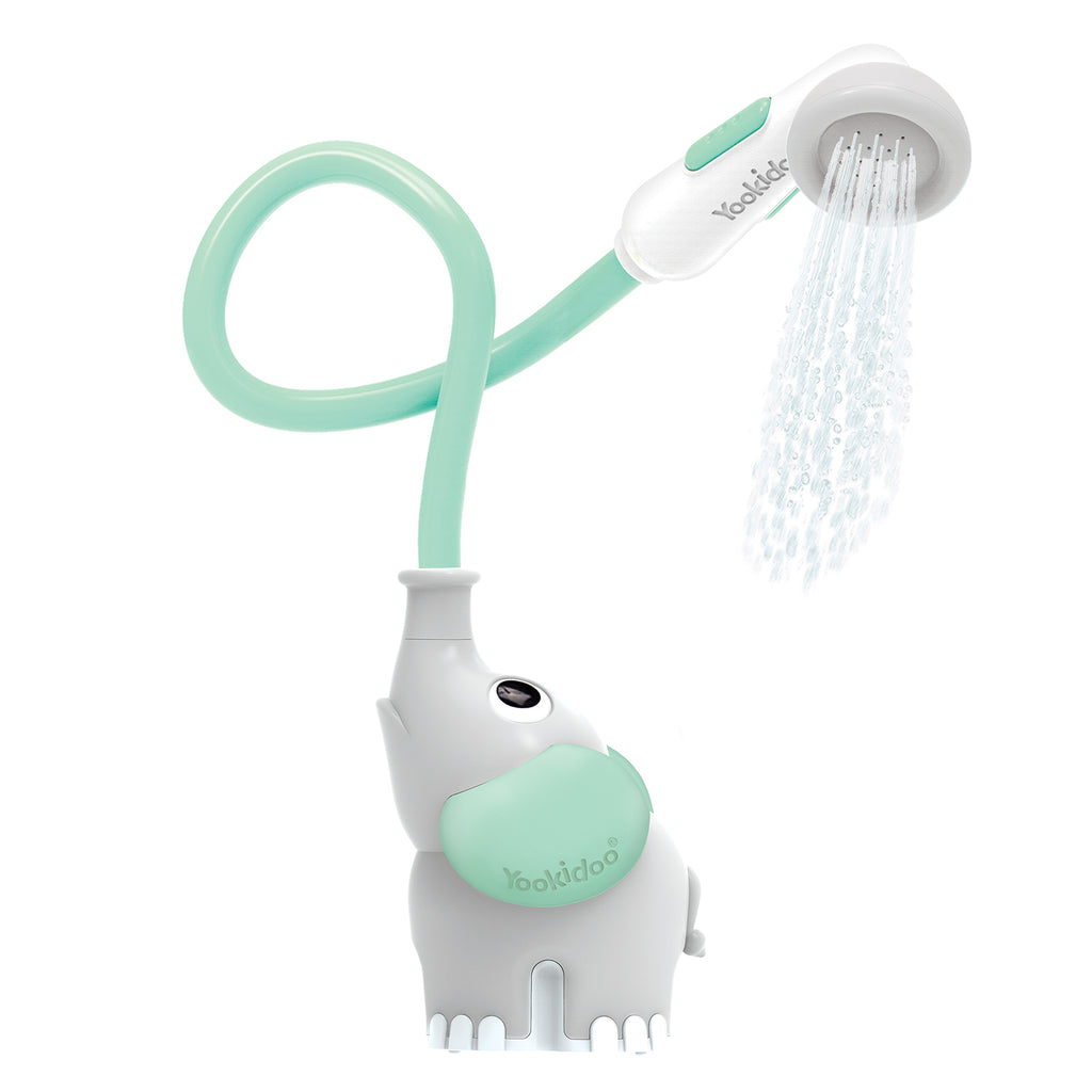 Yookidoo Elephant Baby Bath Shower Turquoise