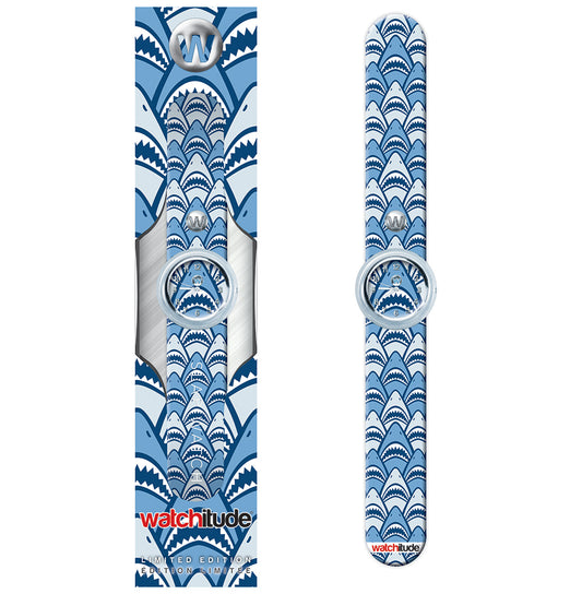 Shark frenzy - Watchitude Slap Watch