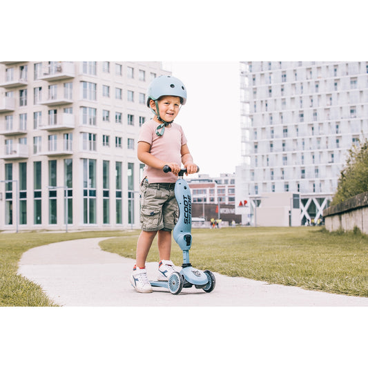 Scoot and Ride Helmet Steel S-M