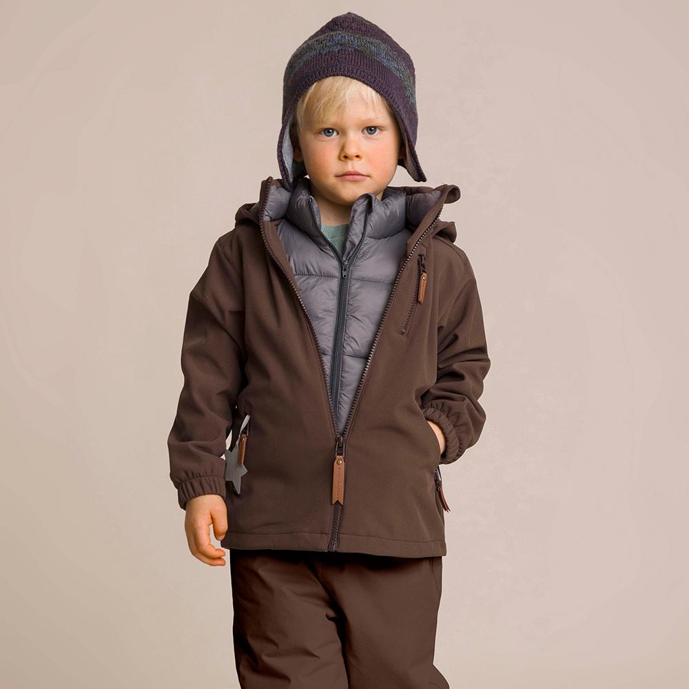 ADYAN SOFTSHELL JACKET Dark Choc