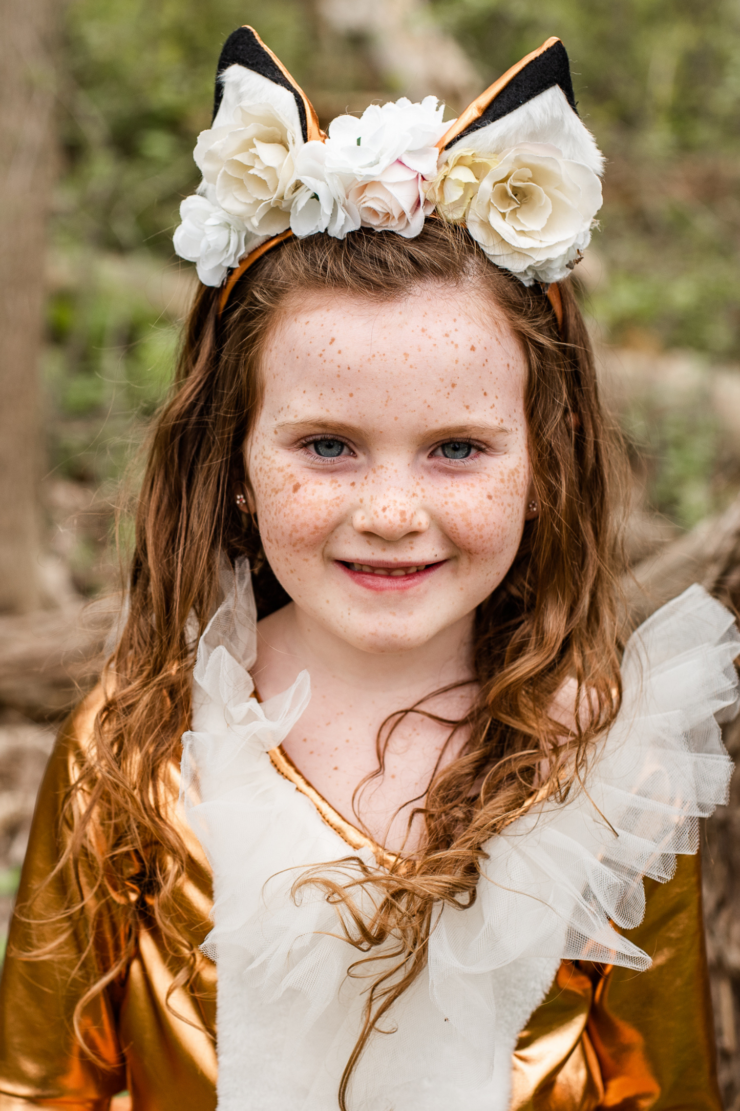 WOODLAND FOX DRESS WITH HEADPIECE