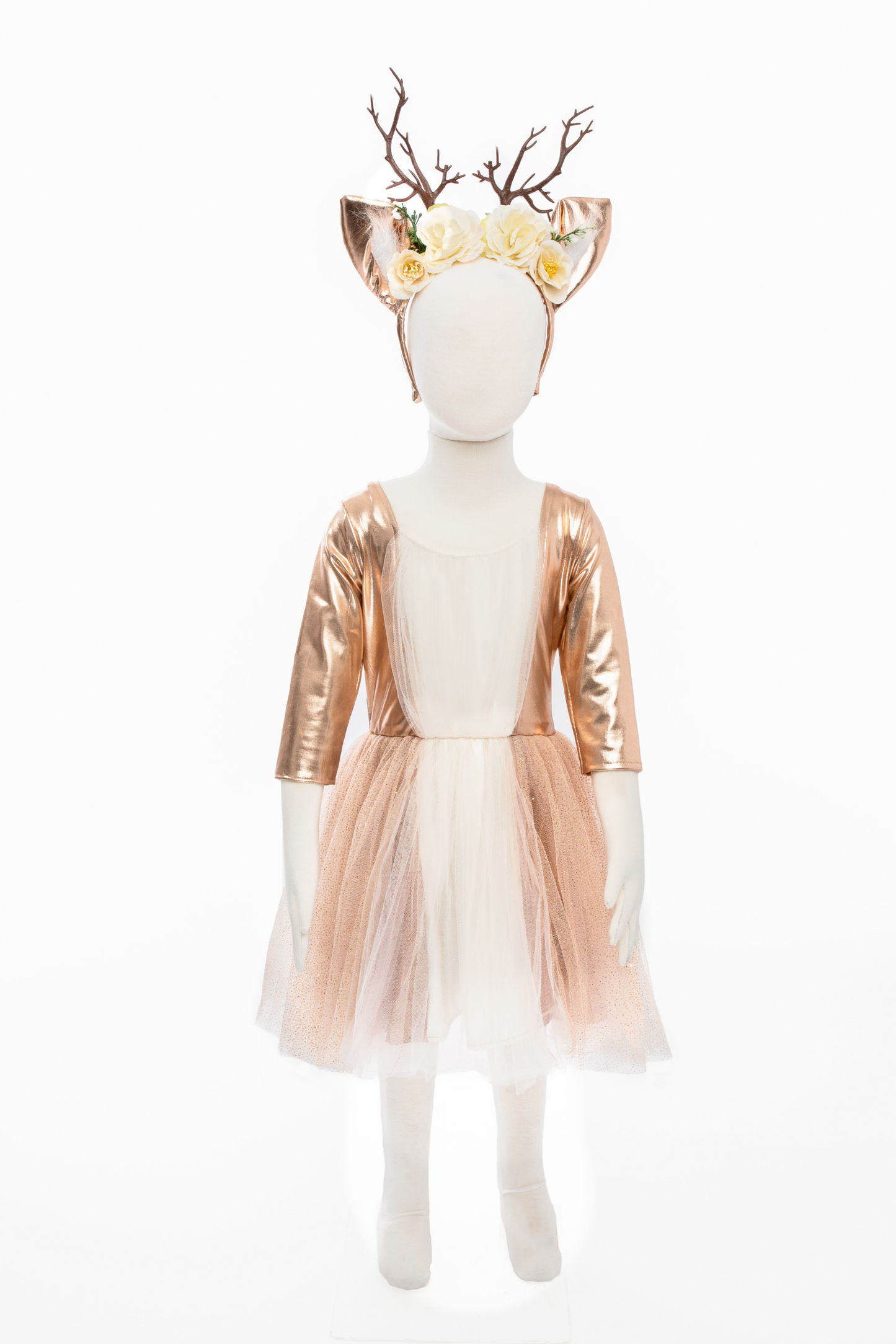 WOODLAND DEER DRESS WITH HEADPIECE