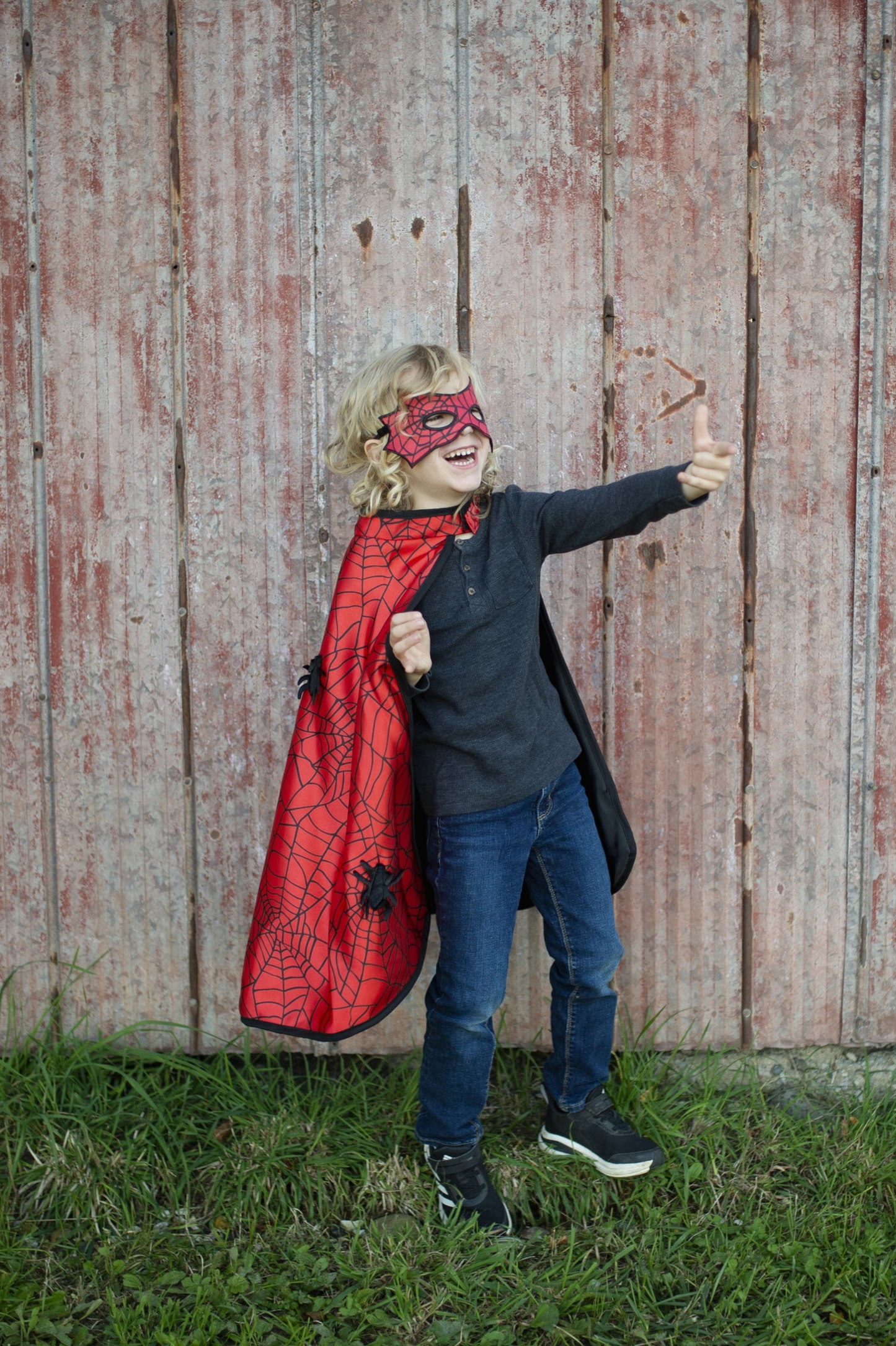 SPIDER BAT REVERSIBLE CAPE AND MASK