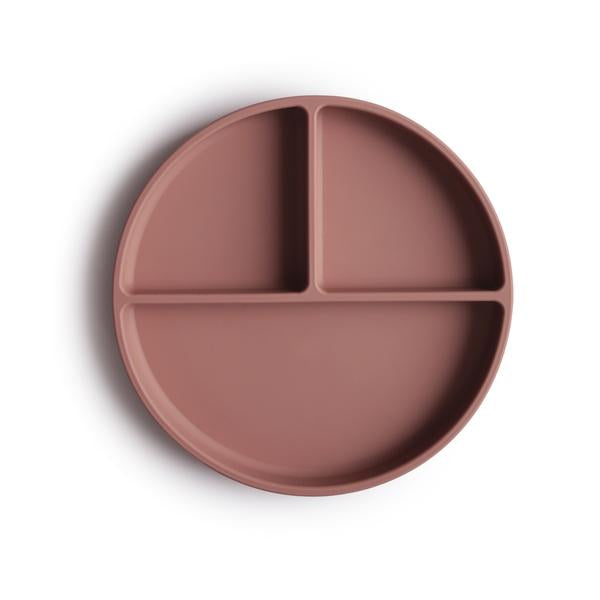 Silicone Suction Plate (Cloudy Mauve)