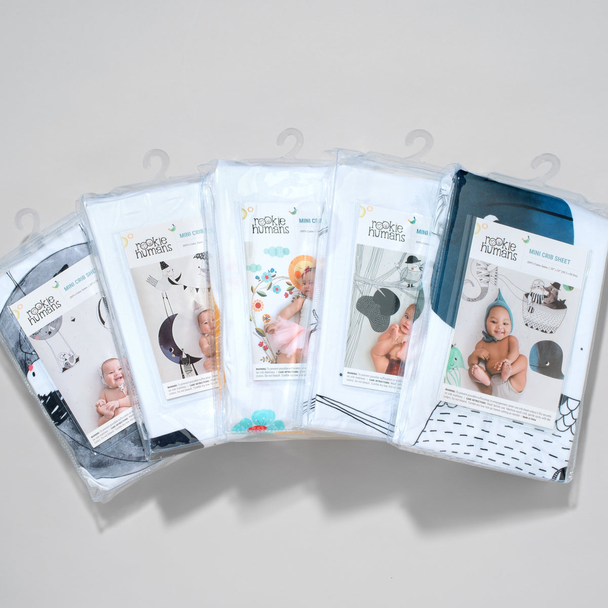 Cotton Sateen Crib Sheet - Goodnight Wonderland