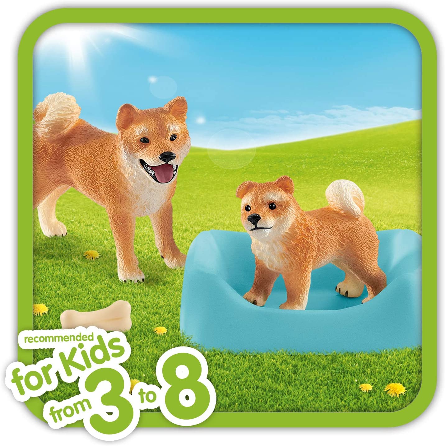 Shiba Inu mother and puppy 42479