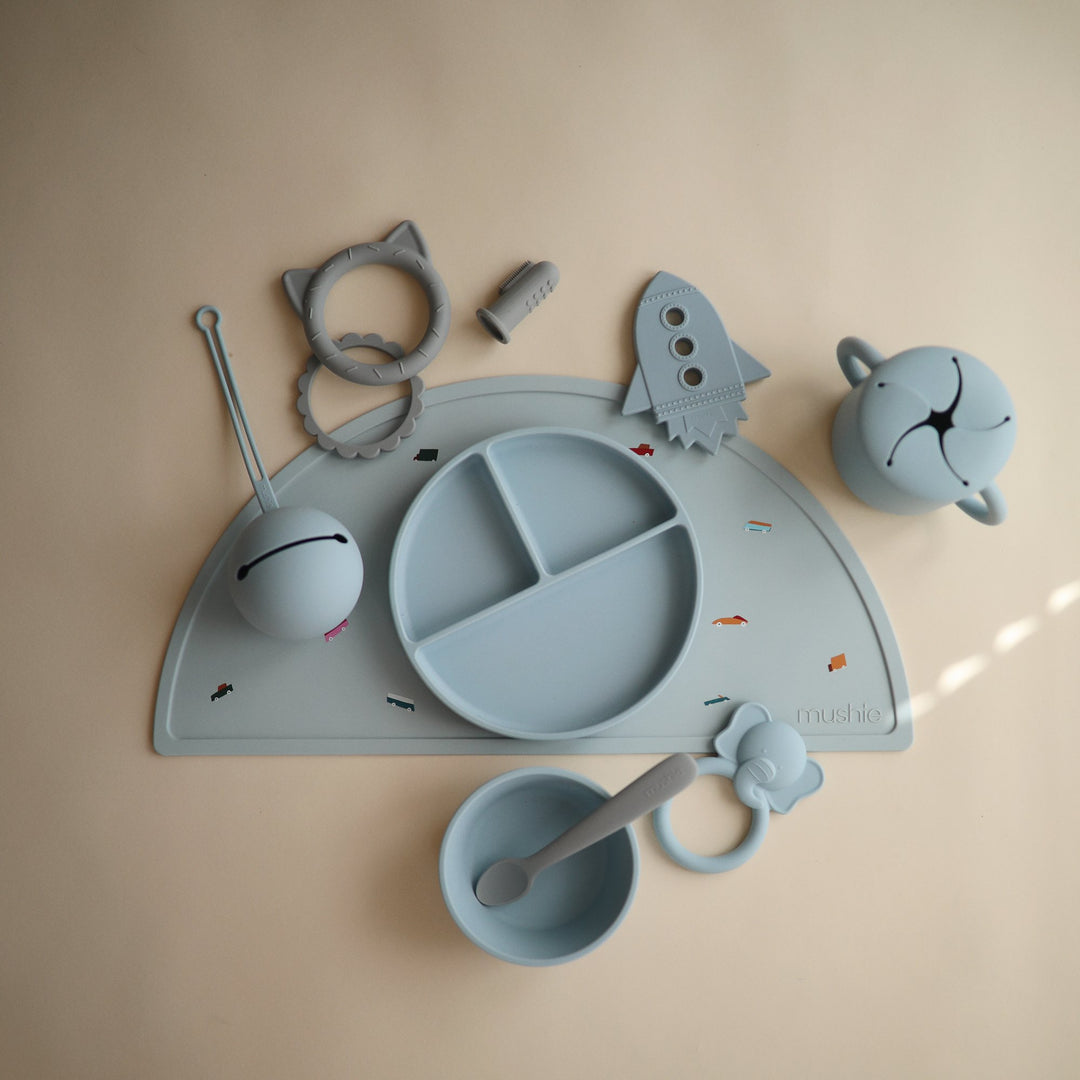 Silicone Suction Plate (Powder Blue)