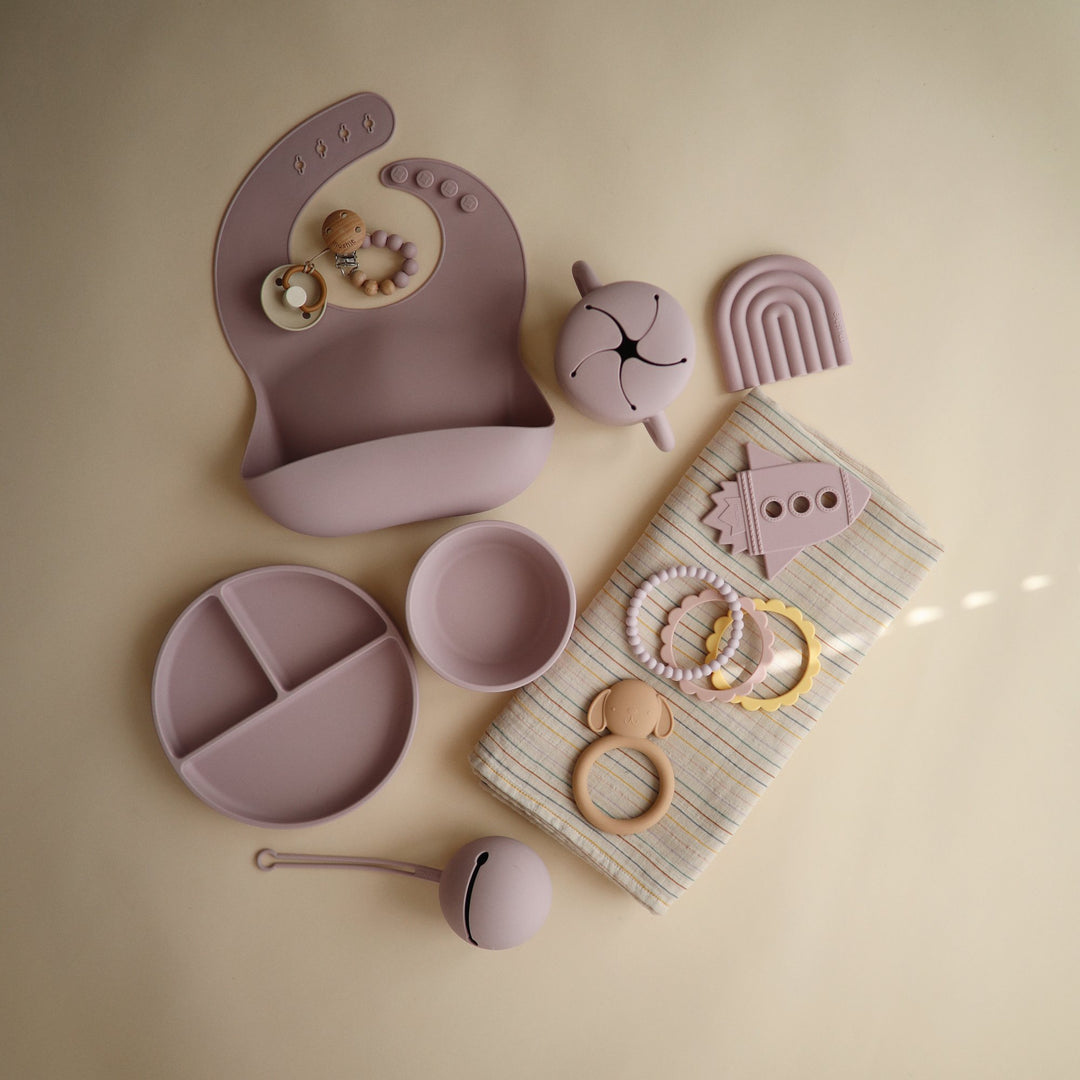 Silicone Suction Plate (Soft Lilac)