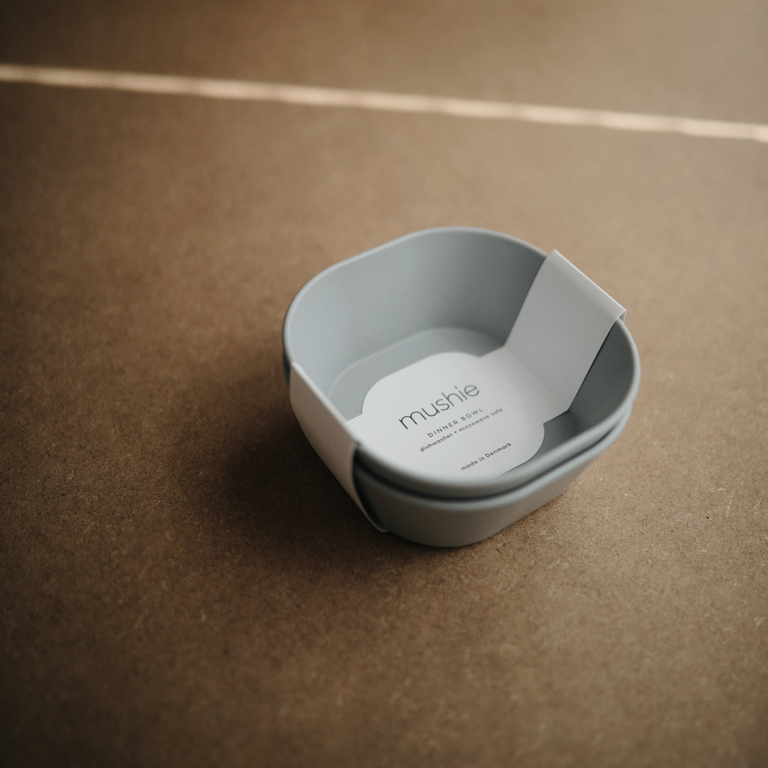 Square Dinnerware Bowl, Set of 2 (Sage)