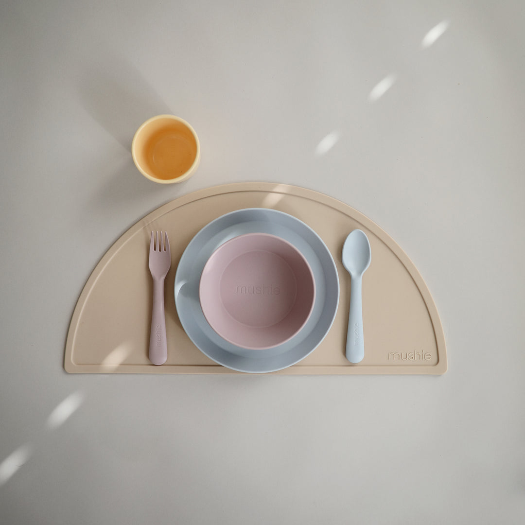 Round Dinnerware Bowl, Set of 2 Soft Lilac