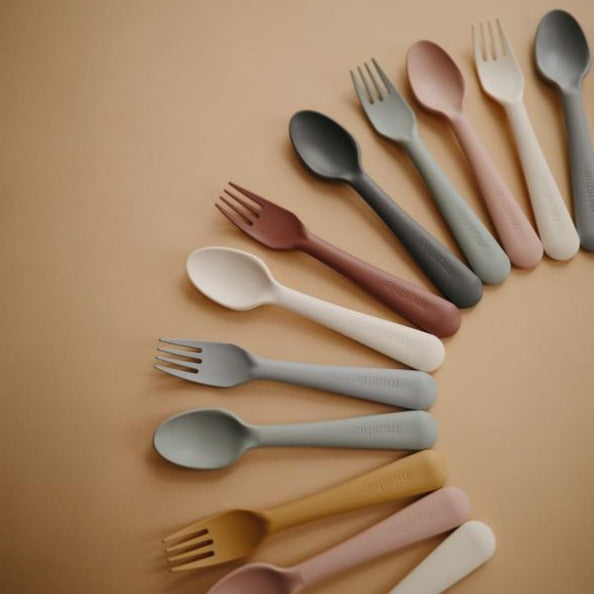 Fork and Spoon Set (Smoke)