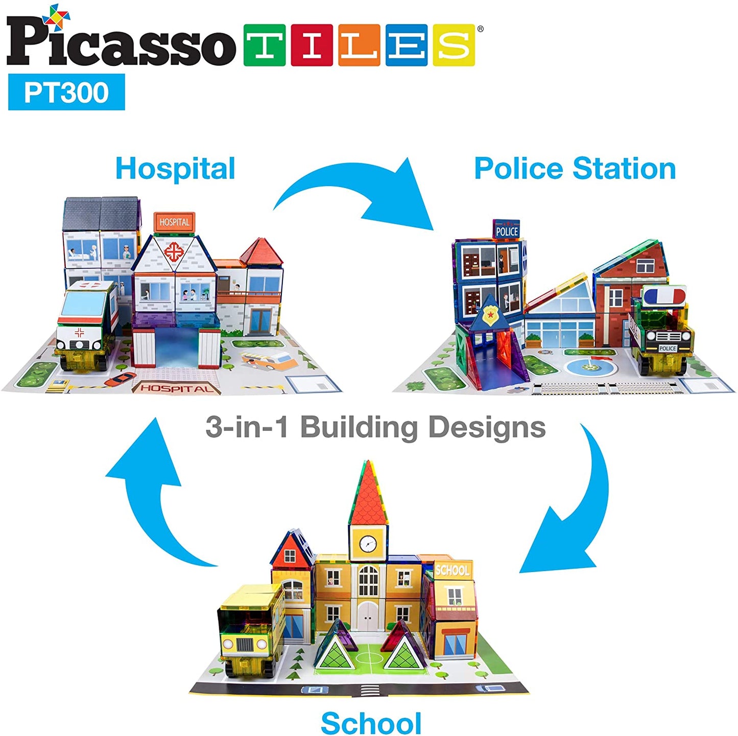 300 Piece Master Builder Building Block Set
