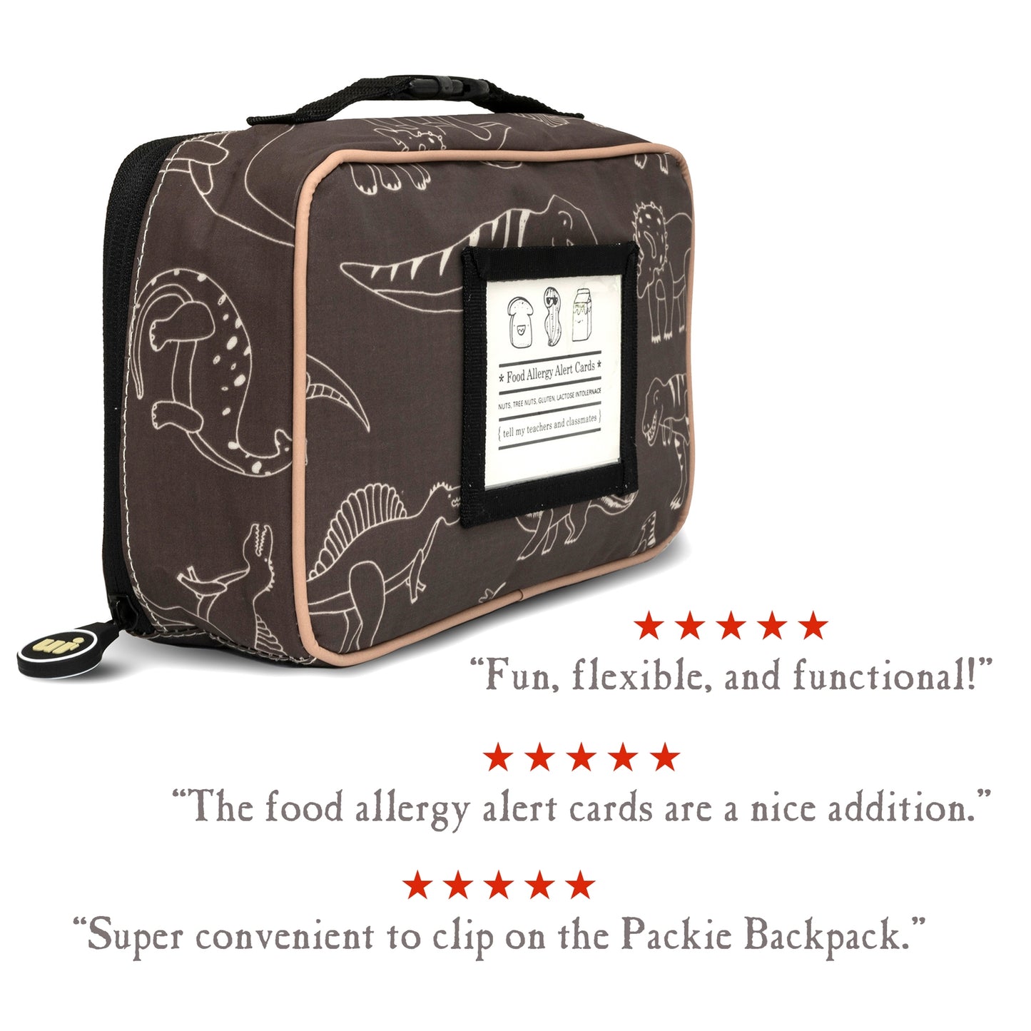 Urban Infant Yummie Toddler Lunch Bag - Dinosaurs