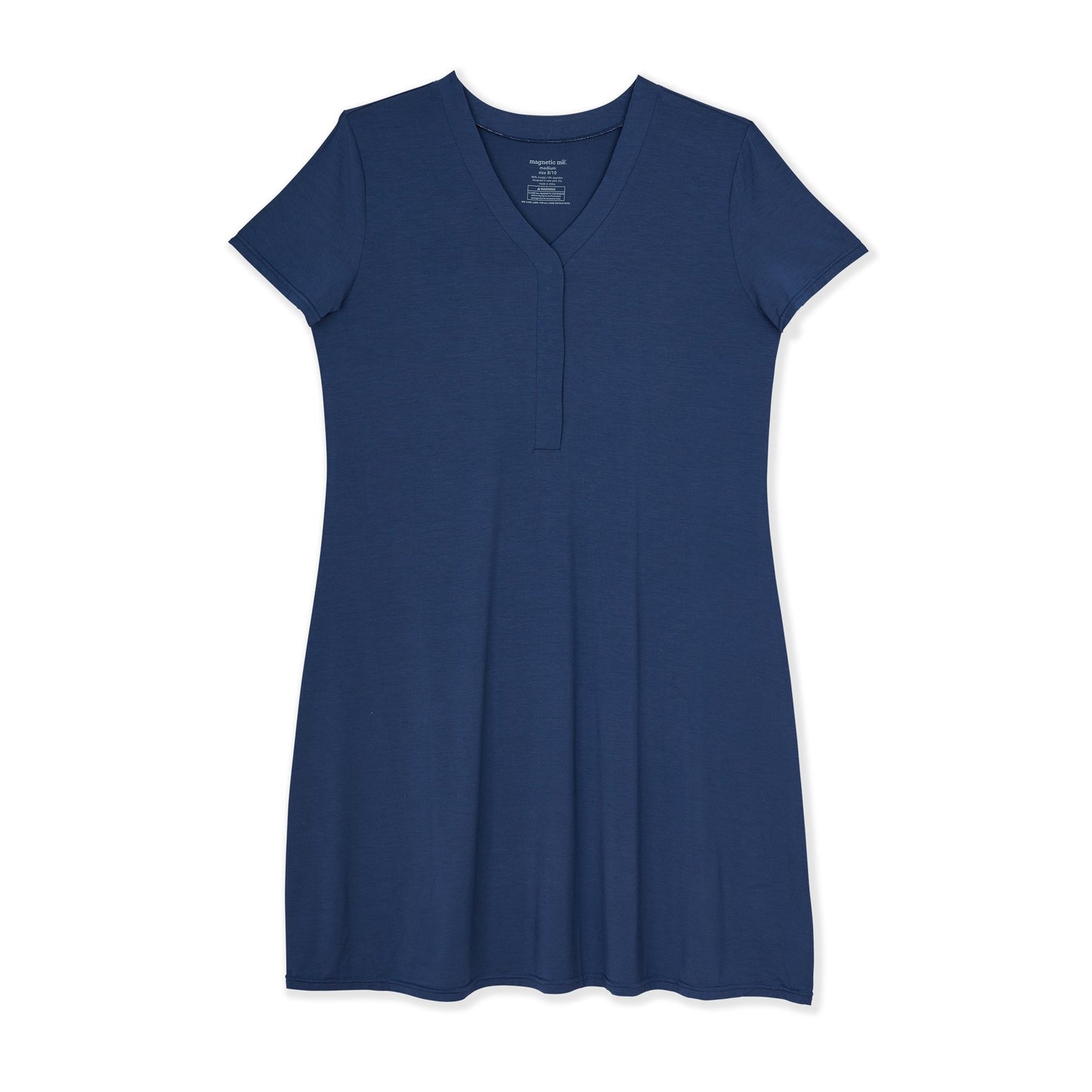 River short sleeve modal magnetic nursing gown