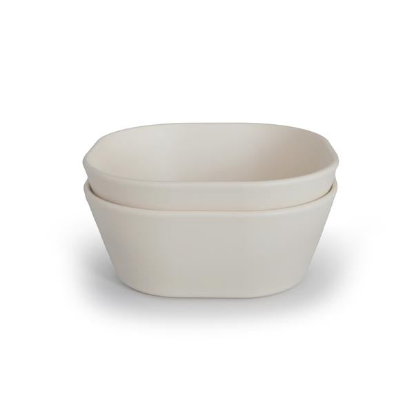 Square Dinnerware Bowl, Set of 2 (Ivory)