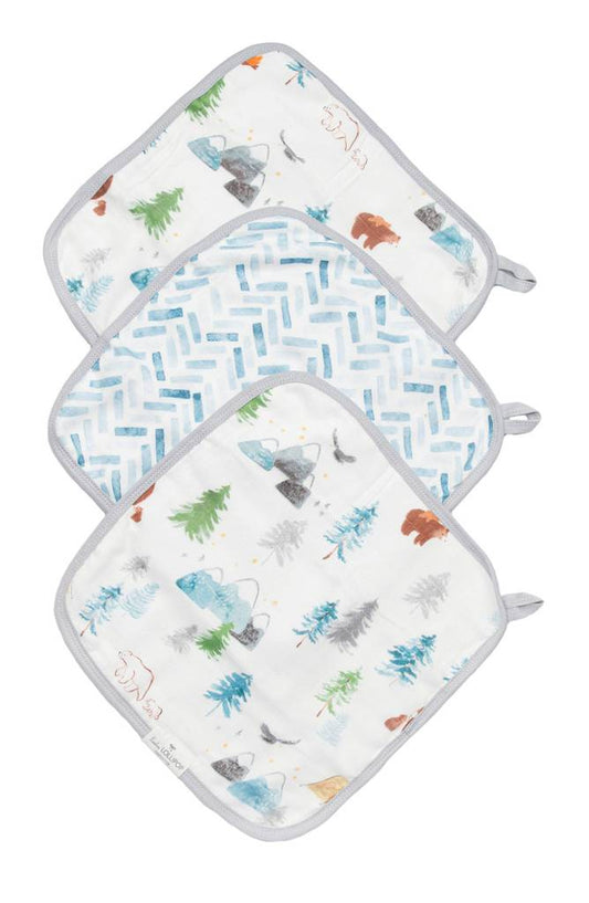 Washcloths 3-Pieces Set - Adventure Begins