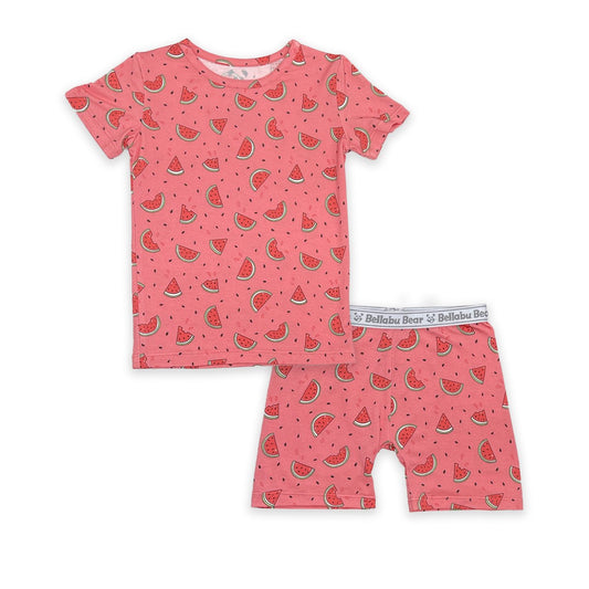 Watermelon Bamboo Kids Short Set