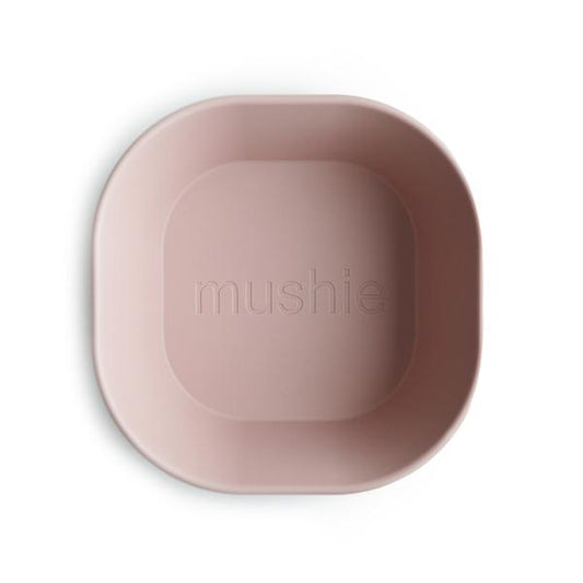 Square Dinnerware Bowl, Set of 2 (Blush)