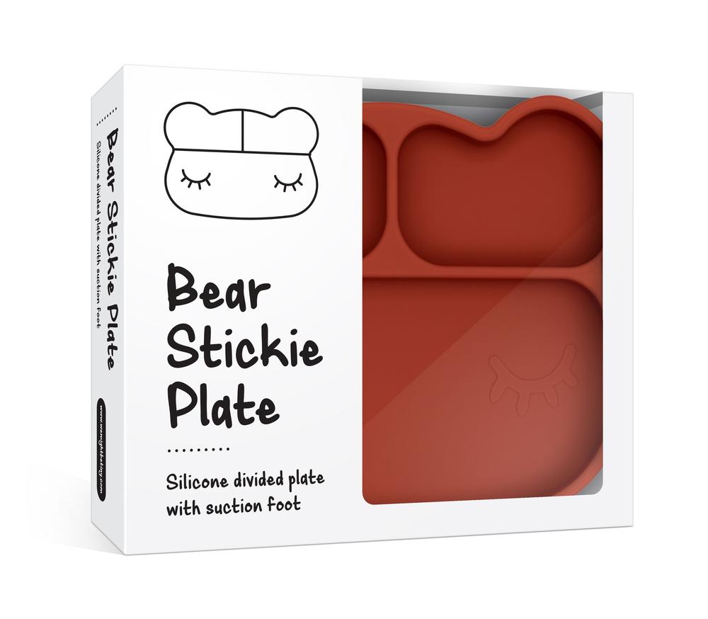 BEAR STICKIE™ PLATE - RUST