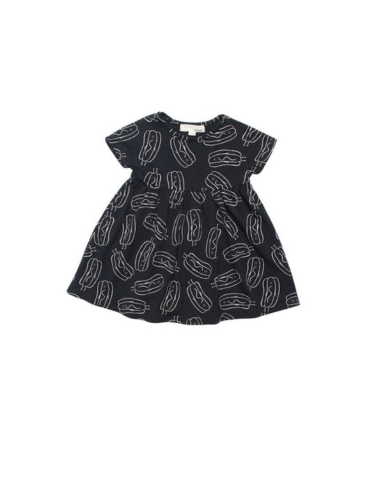 The Noa Dress Black Mix