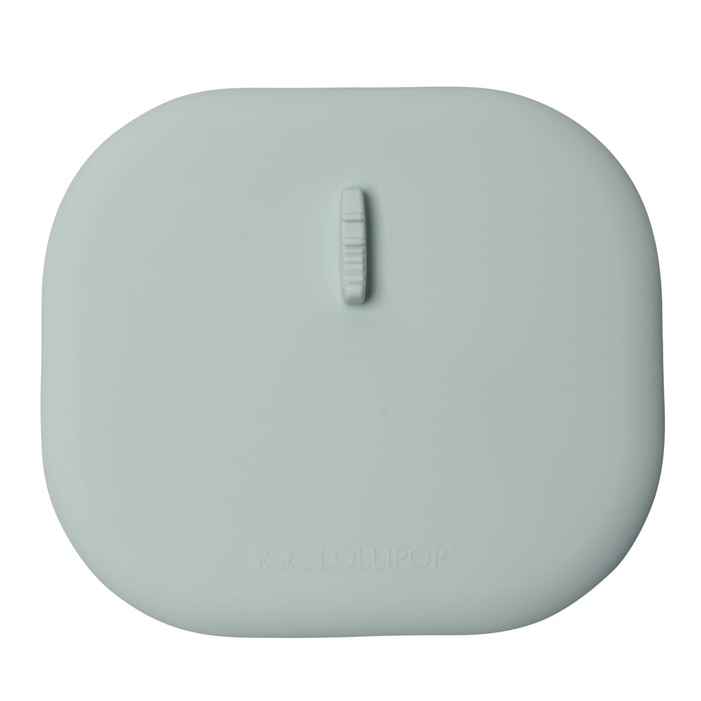 Divided Plate With Lid - Blue
