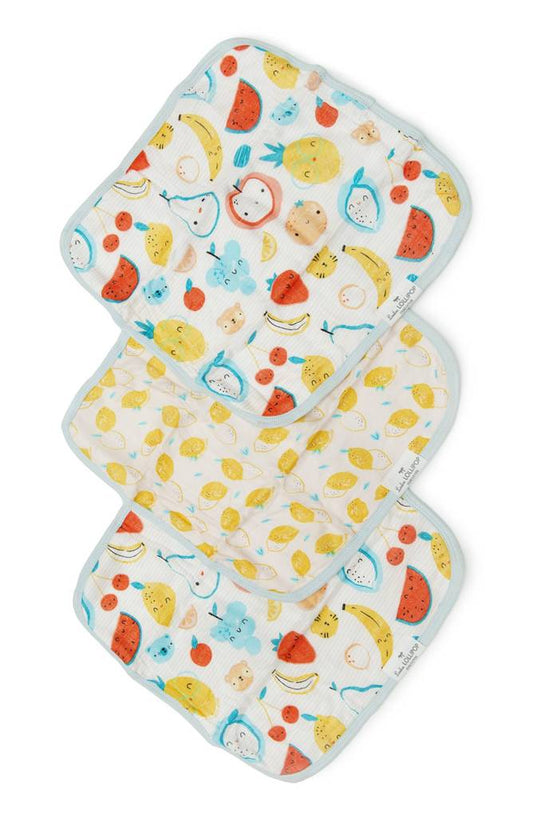 Washcloth 3-Piece Set - Cutie Fruits