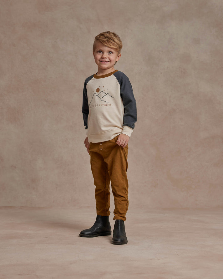 raglan sweatshirt || let's go adventure