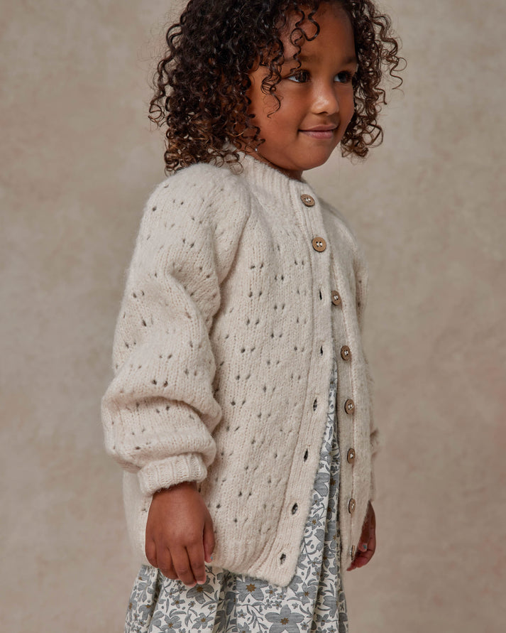 tulip cardigan || natural