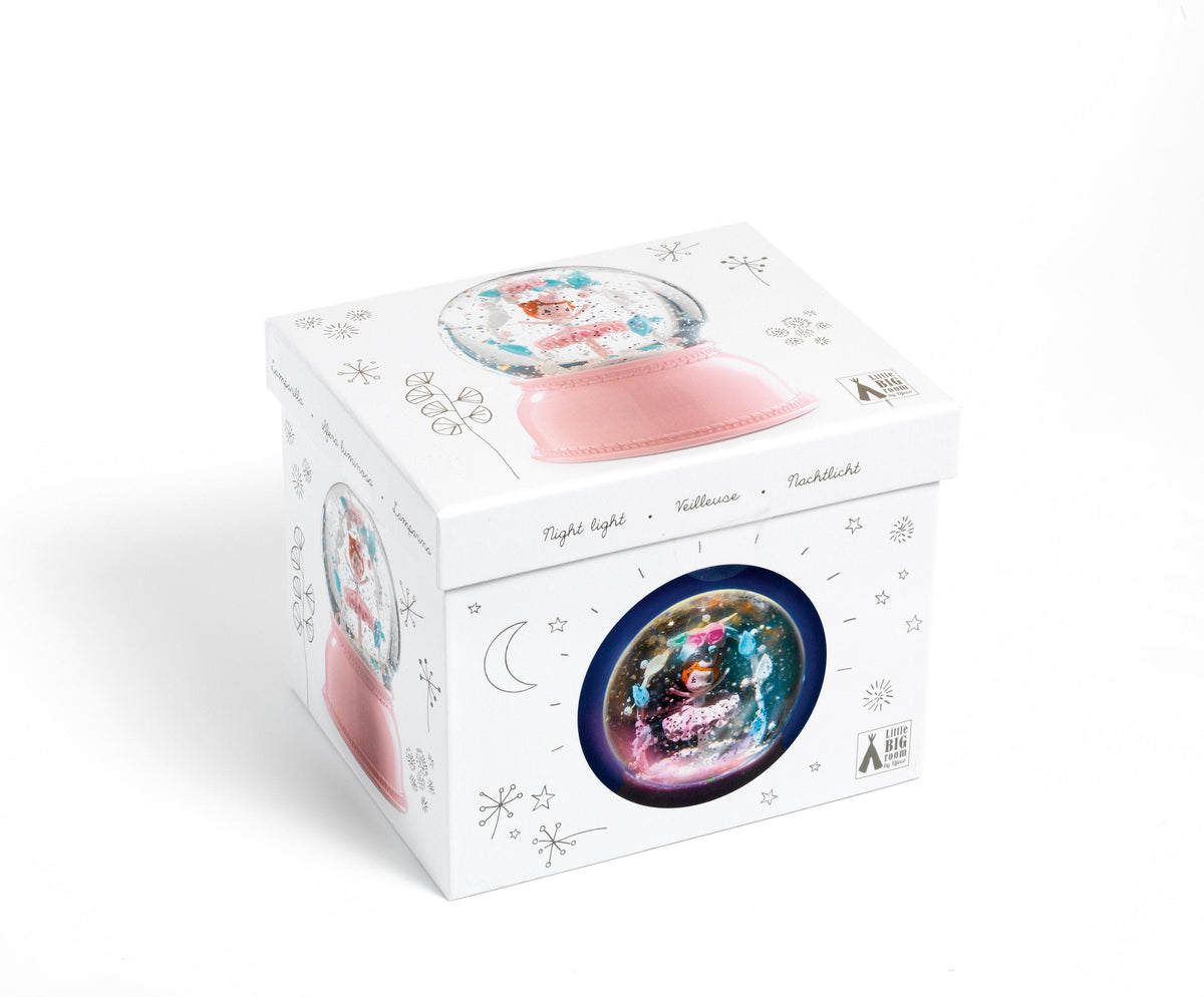 Ballerina Snow Globe Night Light