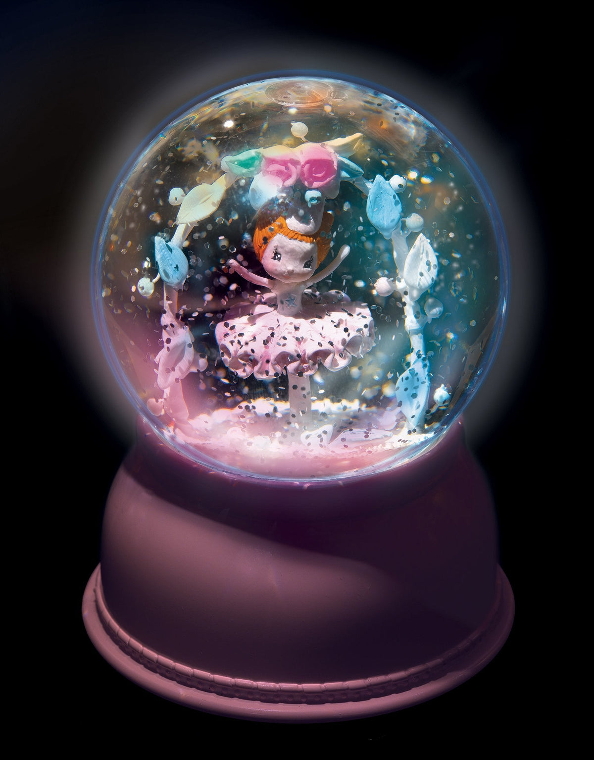 Ballerina Snow Globe Night Light